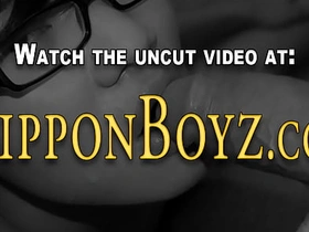 Horny japanese twink riding dick asian interracial porn gay