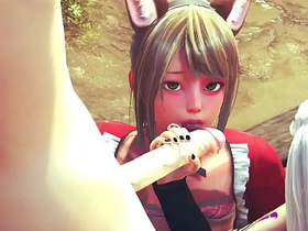 Yaoi Femboy - Threesome Femboys Hard Sex - Sissy crossdress Japanese Asian Manga Anime Game Porn Gay korean gay deepfake porn