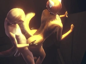 Furry Yaoi - Fox gives boy a handjob then fucks him against the wall in an alley - Anime Manga Asian Japanese Game Porn Gay gay porn chinese family