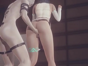 Genshin Impact Yaoi 3D - Venti Arcont analingus & Fingering (uncensored) - Japanese asian manga anime game porn gay sissy japan gay porn threesome