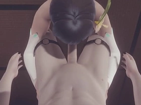 Genshin Impact Yaoi - Venti Arcont Blowjob with POV (uncensored) - Japanese asian manga anime game porn gay sissy japanese father gay porn
