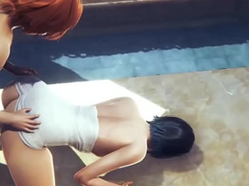 Genshin Impact - Venti Hardsex a public bath - Sissy crossdress Japanese Asian Manga Anime Game Porn Gay japanese gay feet porn