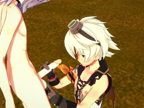 Genshin Impact Yaoi- Bennett Handjob and fucked by Razor - Japanese asian manga anime game porn gay pinoy gay porn chat