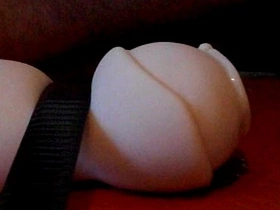 Stroking my Japanese ona hole toy gay porn cum asian