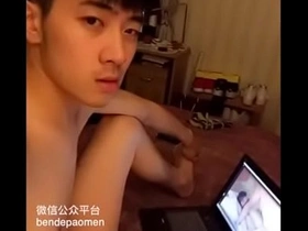 Chinese handsome solo gay chinese ass dildo porn