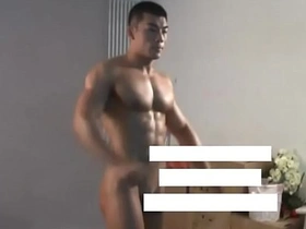 Meili Series - Muscular Jock Hunk Showing His Hot Body ( Behind The Scene ) taboo chinese gay porn