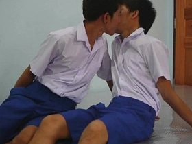 Schoolboy Sexcapade chinese gay cum in mouth porn