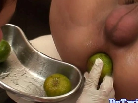 Asian twink prostate checked with big dildo big dick asian gay porn