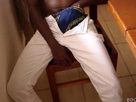 Black African Twink Kalem Jerks Off gay older chinese man porn