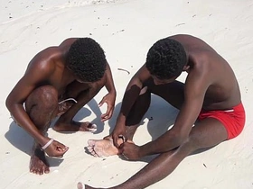 Black Twinks Sameul and Wilson Bareback japan new gay porn