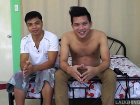 Asian Boy Rolly Gets Tickled and Jizzed On chupa pinoy gay porn