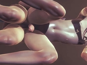 Yaoi Femboy - Kuki Fucked twice 2 creampies - Sissy crossdress Japanese Asian Manga Anime Game Porn Gay gay porn asian handjob