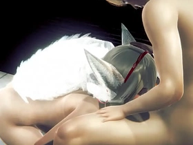 Yaoi Femboy - Sexy Foxboy Having sex in a public toilet - Sissy crossdress Japanese Asian Manga Anime Film  Game Porn Gay gay porn creampie asian