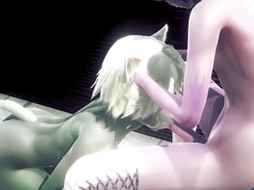 Furry Yaoi - Two cats sex in toilet - Sissy crossdress Japanese Asian Manga Anime Film  Game Porn Gay gay chinese guys making out porn