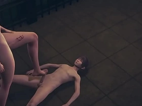 Genshin Impact Yaoi - Venti Blowjob and Footjob - Sissy crossdress Japanese Asian Manga Anime Game Porn Gay japanese big cock gay porn